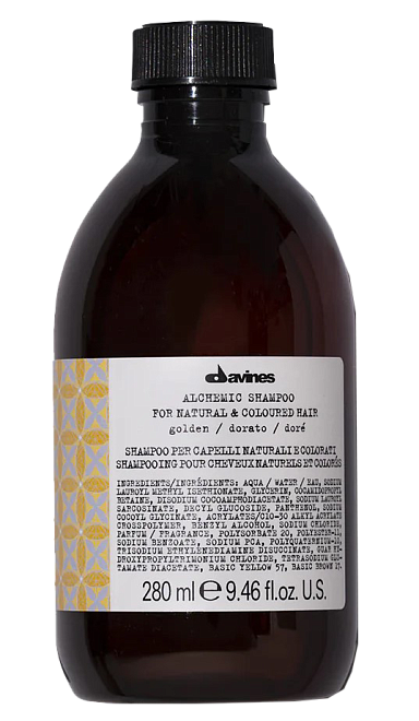 Davines Alchemic Shampoo For Natural And Coloured Hair Golden