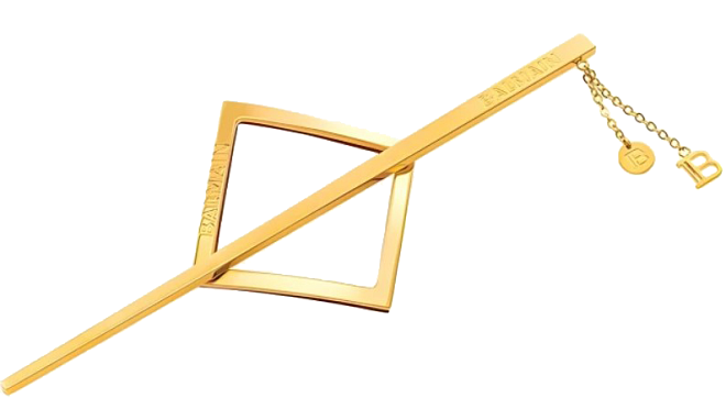 Balmain Limited Edition Barrette Pour Cheveux Jewelery Gold SS21