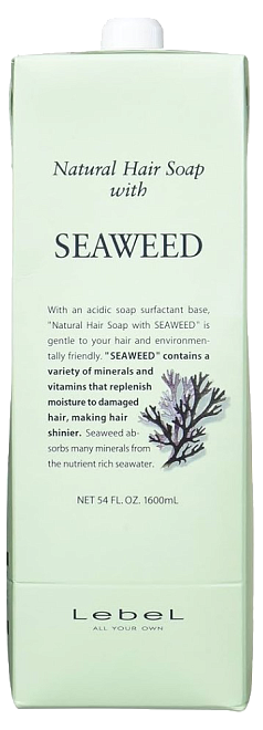 Lebel Hair Soap With Seaweed (морские водоросли)