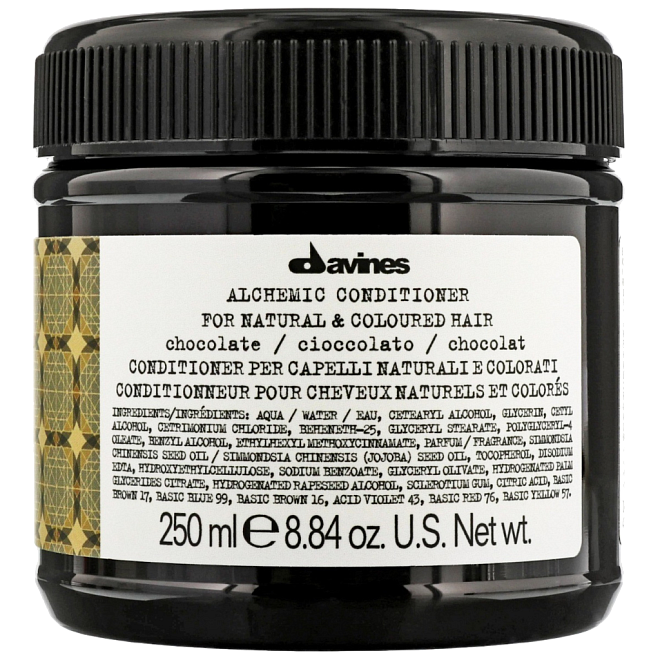 Davines Alchemic Conditioner For Natural And Coloured Hair Chocolate