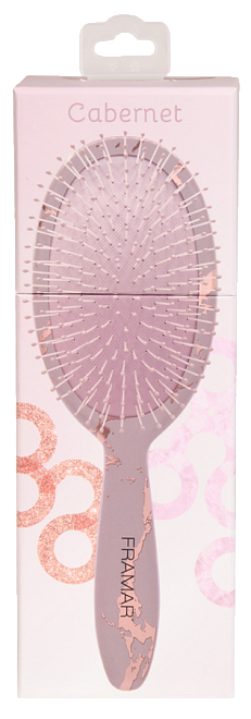Framar Holiday Detangle Brush Cabernet