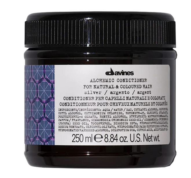 Davines Alchemic Conditioner For Natural And Coloured Hair Silver