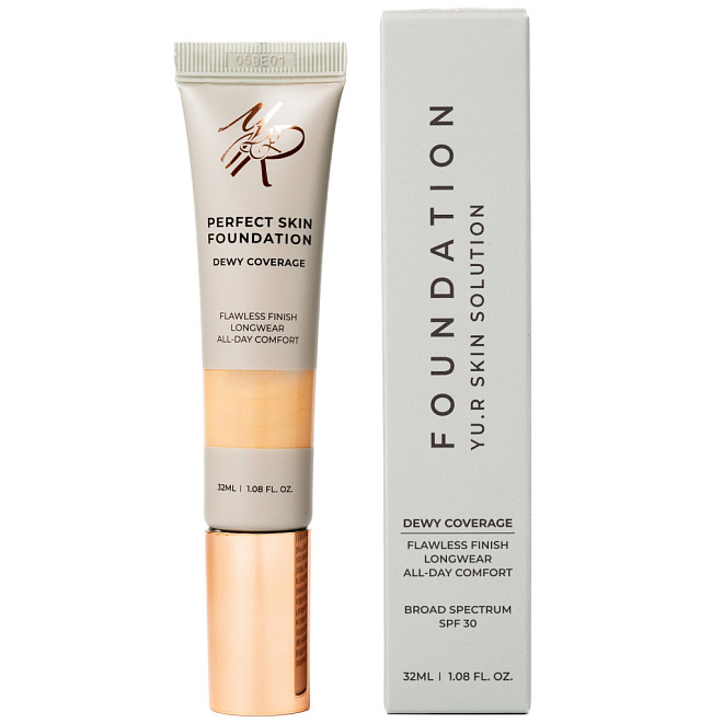 Yu.R Dewy Coverage Foundation (2.0 fair) Основа под макияж тонирующая 32 мл