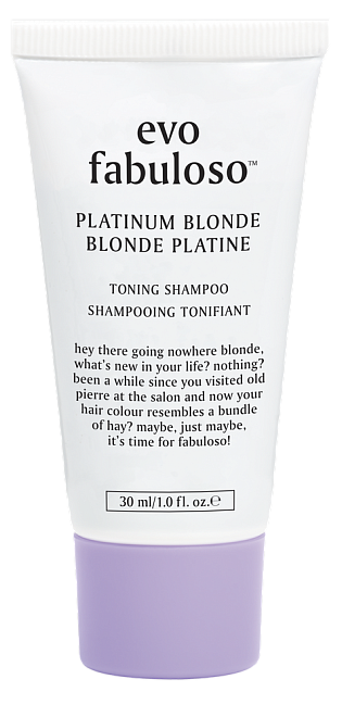 EVO Platinum Blonde Toning Shampoo