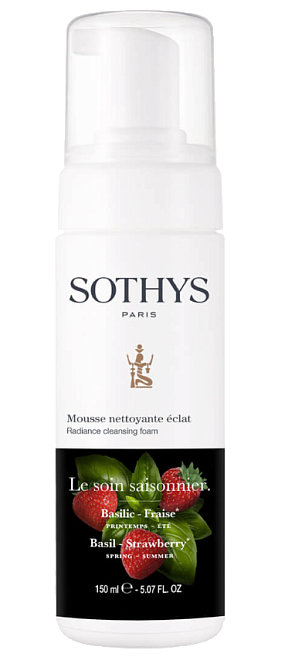Sothys Radiance Cleansing Foam Basil - Strawberry