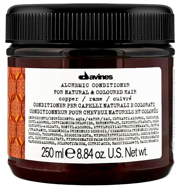 Davines Alchemic Conditioner For Natural And Coloured Hair Cooper