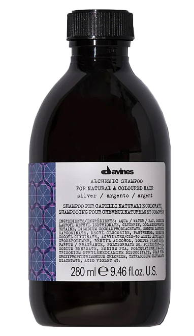 Davines Alchemic Shampoo For Natural And Coloured Hair Silver