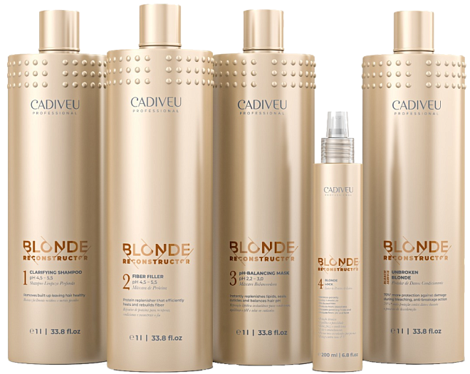 Cadiveu Blonde Reconctructor Set 1000/1000/1000/200/1000 ml