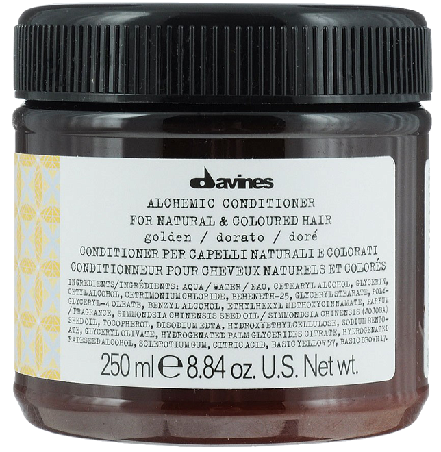 Davines Alchemic Conditioner For Natural And Coloured Hair Golden