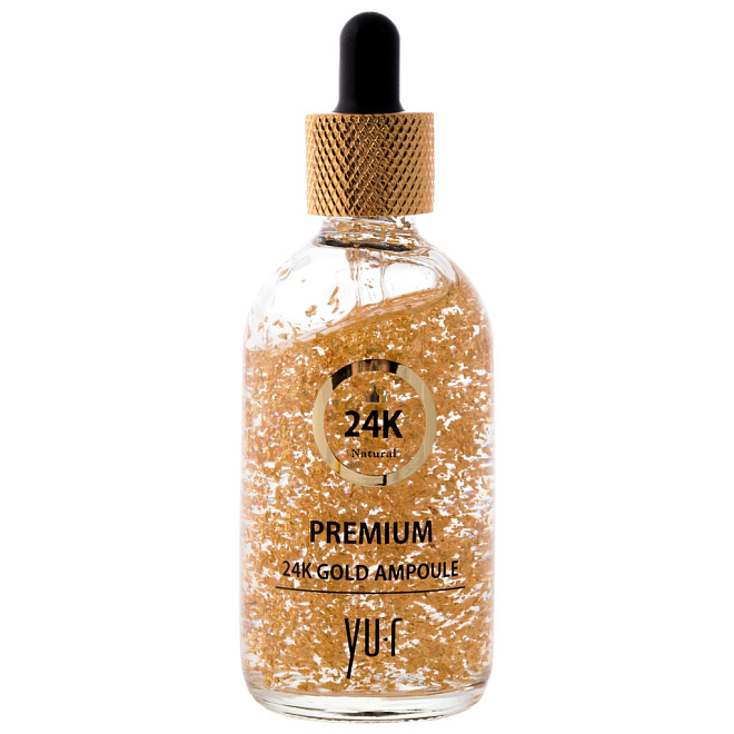 Yu.R Premium Gold Ampoule  Сыворотка для лица в ампулах  100 мл