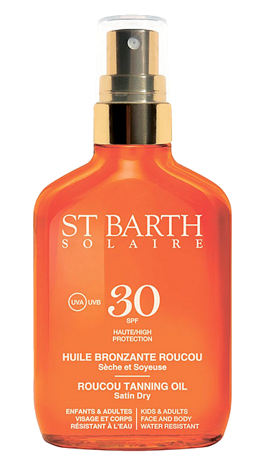 Ligne St Barth Roucou Tanning Oil Satin Dry High Protection SPF30 100 мл