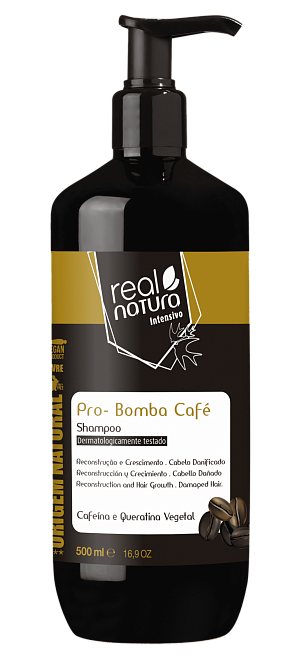 Real Natura Shampoo Pro-Bomba Cafe