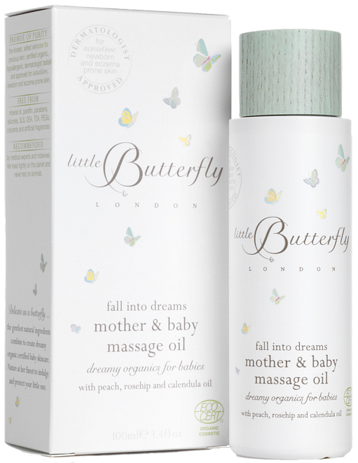 Little Butterfly London Fall Into Dreams Mother & Baby Massage Oil