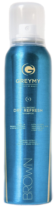 Greymy Volumizing Dry Refresh Shampoo - Brown