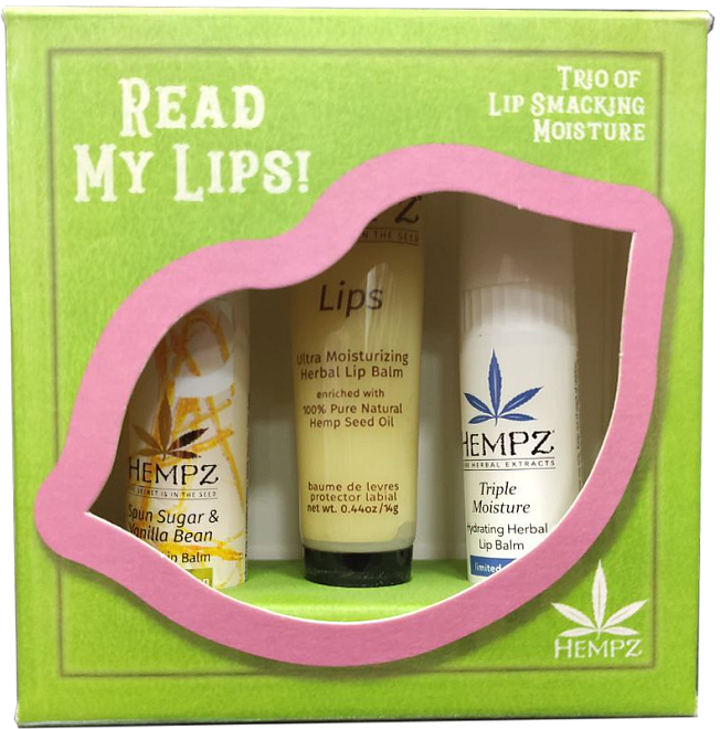 Hempz Read My Lips Set