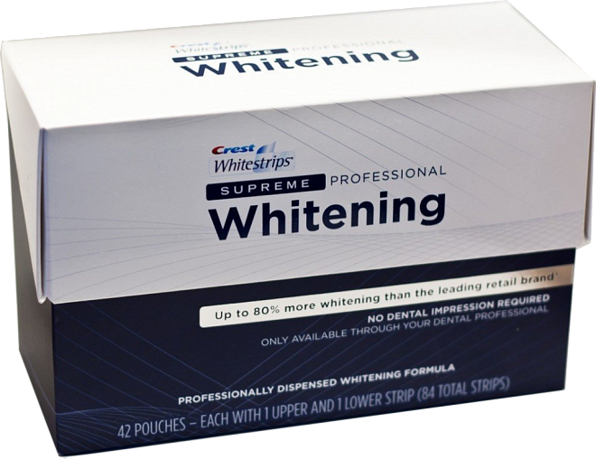 Crest Whitestrips Supreme Professional