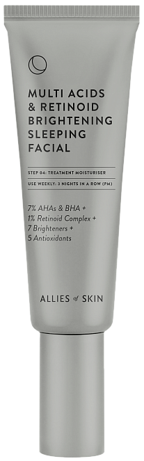Allies of Skin Multi Acids & Retinoid Brightening Sleeping Facial