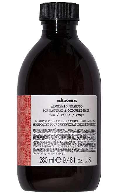 Davines Alchemic Shampoo For Natural And Coloured Hair Red