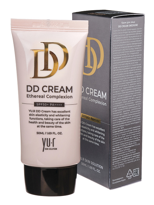 Yu.R DD Cream (Medium) SPF50+ PA++++ DD-крем для лица 50 мл