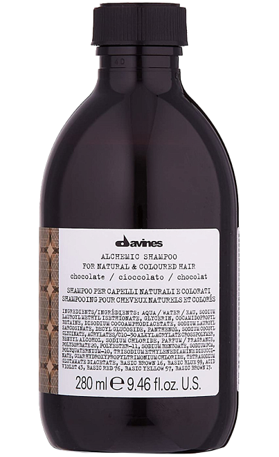 Davines Alchemic Shampoo For Natural And Coloured Hair Chocolate